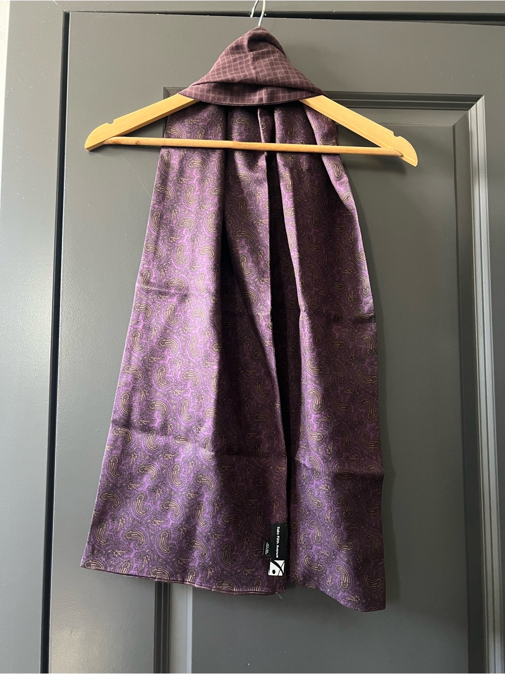 Saks Fifth Avenue 100% silk scarf